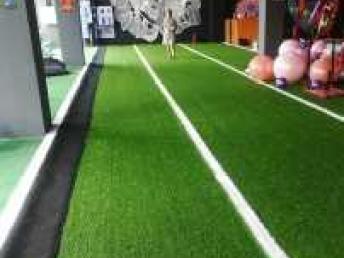 圖 批發安裝人造草坪學校足球場草坪幼兒園懸浮地板膠跑道 成都鮮花綠植