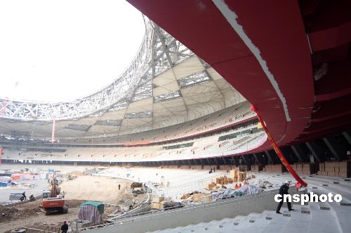 鳥巢內部裝修正展開 奧運后將利用不會 人走巢空